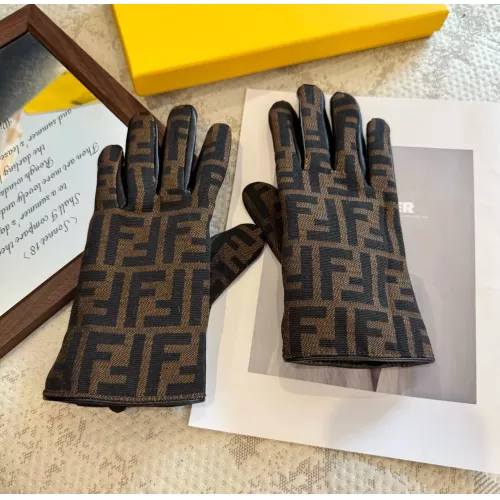 Replica Fendi Gloves For Women #1365832 $42.00 USD for Wholesale