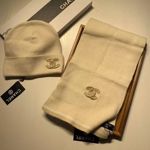Chanel Hat and Scarf Set #1365917 $52.00 USD, Wholesale Replica Chanel Hat and Scarf and Glove Set