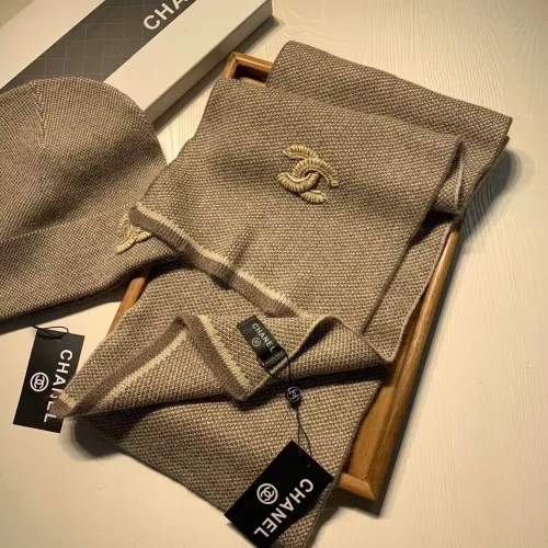 Replica Chanel Hat and Scarf Set #1365918 $52.00 USD for Wholesale