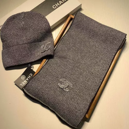 Chanel Hat and Scarf Set #1365919 $52.00 USD, Wholesale Replica Chanel Hat and Scarf and Glove Set
