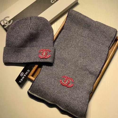 Chanel Hat and Scarf Set #1365920 $52.00 USD, Wholesale Replica Chanel Hat and Scarf and Glove Set