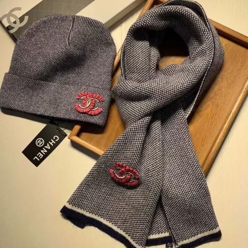 Replica Chanel Hat and Scarf Set #1365920 $52.00 USD for Wholesale