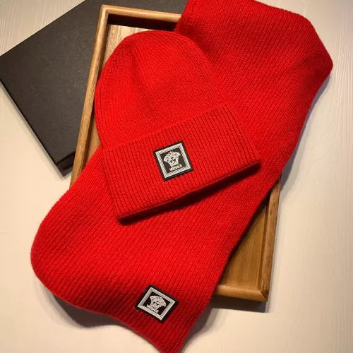Versace Hat and Scarf Set #1365937 $52.00 USD, Wholesale Replica Versace Hat and Scarf and Glove Set