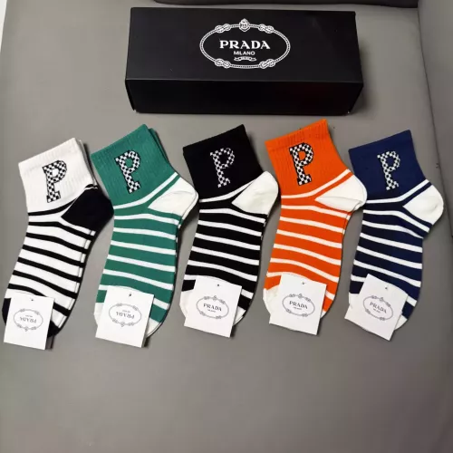 Prada Socks #1366078 $25.00 USD, Wholesale Replica Prada Socks