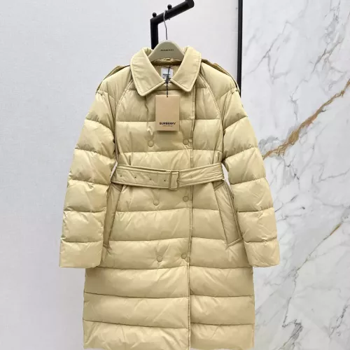 Burberry Down Feather Coat Long Sleeved For Women #1366315 $245.00 USD, Wholesale Replica Burberry Down Feather Coat