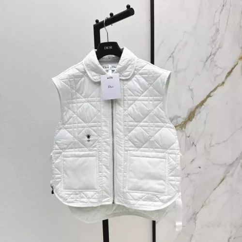 Christian Dior Down Feather Coat Sleeveless For Women #1366320 $128.00 USD, Wholesale Replica Christian Dior Down Feather Coat
