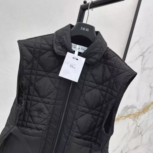 Replica Christian Dior Down Feather Coat Sleeveless For Women #1366321 $128.00 USD for Wholesale