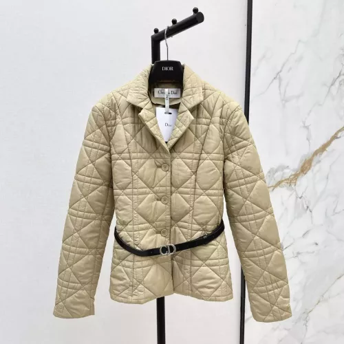 Christian Dior Down Feather Coat Long Sleeved For Women #1366327 $135.00 USD, Wholesale Replica Christian Dior Down Feather Coat