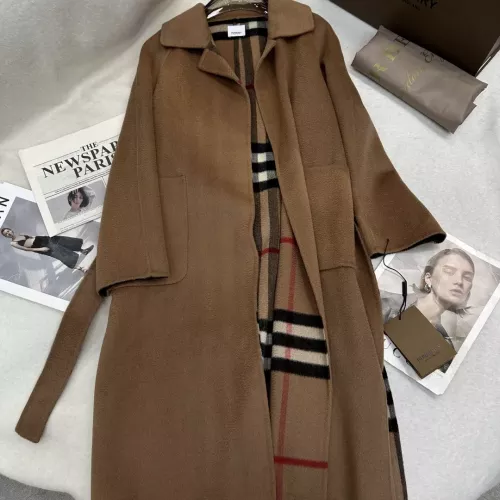 Burberry Coats Long Sleeved For Women #1366335 $297.52 USD, Wholesale Replica Burberry Coats