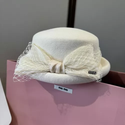MIU MIU Caps #1366397 $56.00 USD, Wholesale Replica MIU MIU Caps