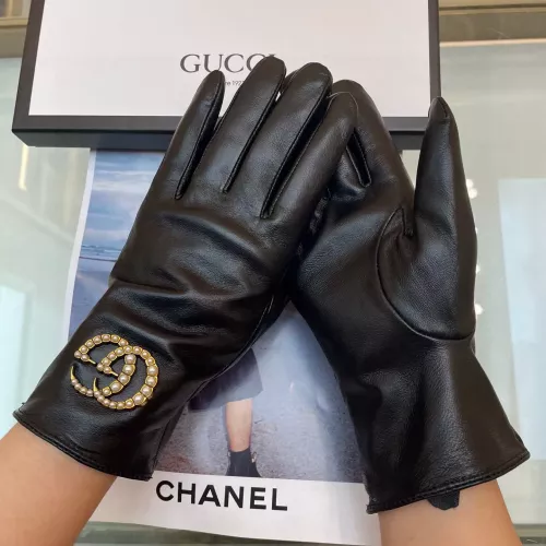 Replica Gucci Gloves For Women #1366430 $45.00 USD for Wholesale
