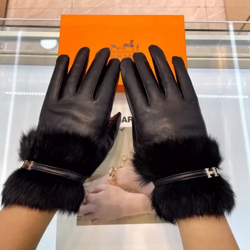 Replica Hermes Gloves For Women #1366432 $48.00 USD for Wholesale