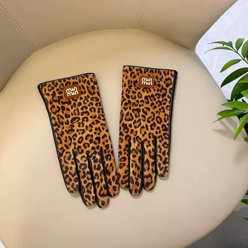 MIU MIU Gloves For Women #1366436 $48.00 USD, Wholesale Replica MIU MIU Gloves
