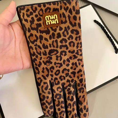 Replica MIU MIU Gloves For Women #1366436 $48.00 USD for Wholesale