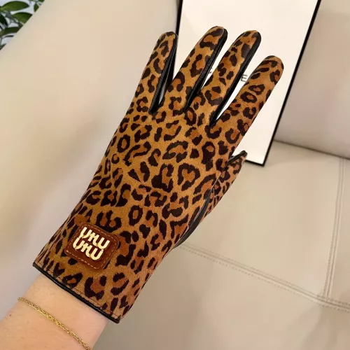 Replica MIU MIU Gloves For Women #1366436 $48.00 USD for Wholesale