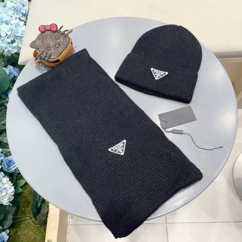 Prada Hat and Scarf Set #1366508 $56.00 USD, Wholesale Replica Prada Hat and Scarf and Glove Set
