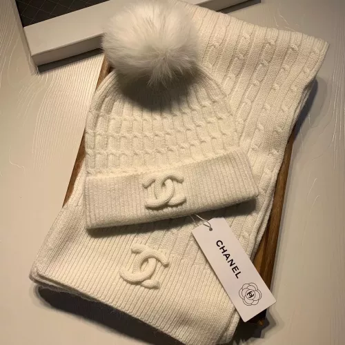 Chanel Hat and Scarf Set #1366532 $68.00 USD, Wholesale Replica Chanel Hat and Scarf and Glove Set