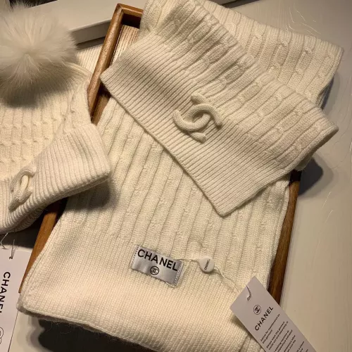 Replica Chanel Hat and Scarf Set #1366532 $68.00 USD for Wholesale