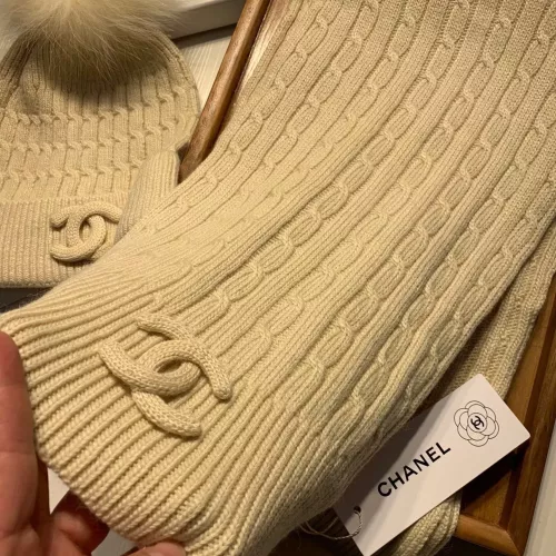 Replica Chanel Hat and Scarf Set #1366533 $68.00 USD for Wholesale