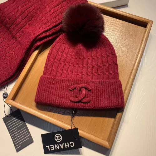 Replica Chanel Hat and Scarf Set #1366535 $68.00 USD for Wholesale