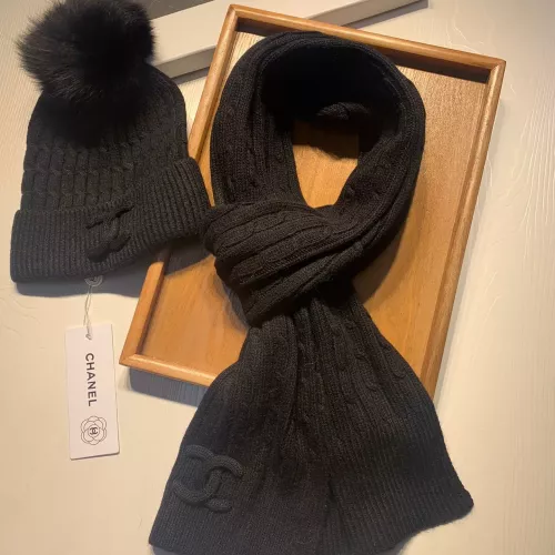 Replica Chanel Hat and Scarf Set #1366537 $68.00 USD for Wholesale