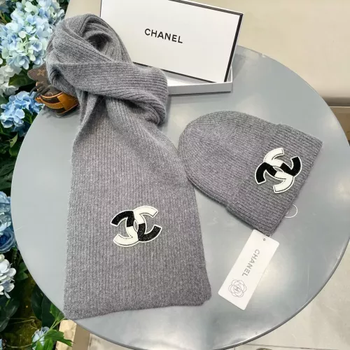 Chanel Hat and Scarf Set #1366539 $64.00 USD, Wholesale Replica Chanel Hat and Scarf and Glove Set