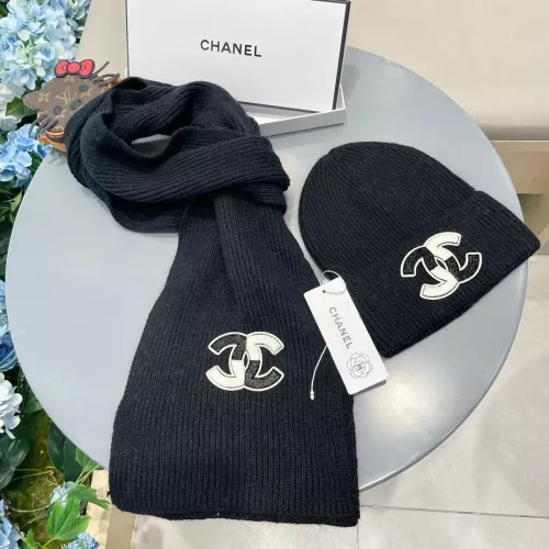 Chanel Hat and Scarf Set #1366540 $64.00 USD, Wholesale Replica Chanel Hat and Scarf and Glove Set