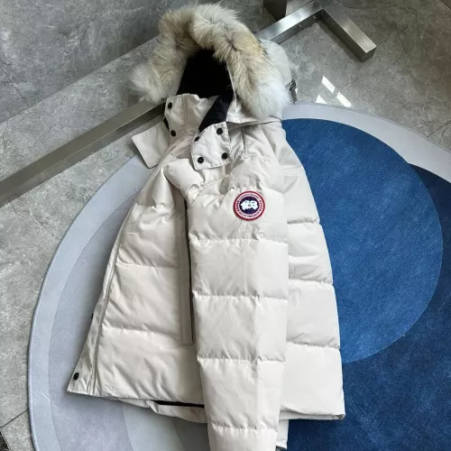 Replica Canada Goose Down Feather Coat Long Sleeved For Men #1366590 $160.00 USD for Wholesale