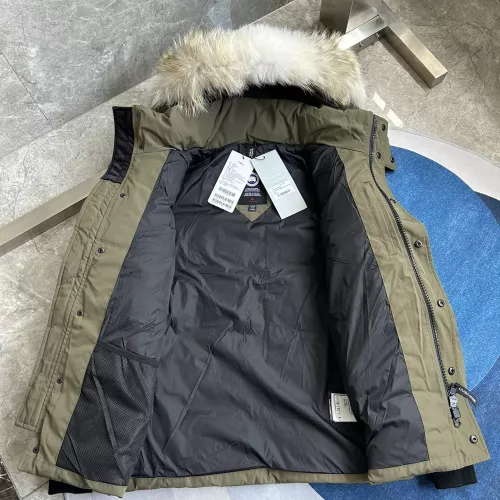 Replica Canada Goose Down Feather Coat Long Sleeved For Men #1366591 $160.00 USD for Wholesale