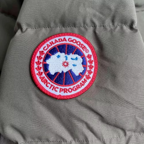Replica Canada Goose Down Feather Coat Long Sleeved For Men #1366591 $160.00 USD for Wholesale