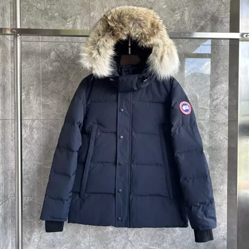 Canada Goose Down Feather Coat Long Sleeved For Men #1366603 $160.00 USD, Wholesale Replica Canada Goose Down Feather Coat