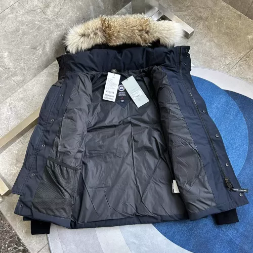 Replica Canada Goose Down Feather Coat Long Sleeved For Men #1366603 $160.00 USD for Wholesale