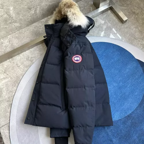 Replica Canada Goose Down Feather Coat Long Sleeved For Men #1366603 $160.00 USD for Wholesale