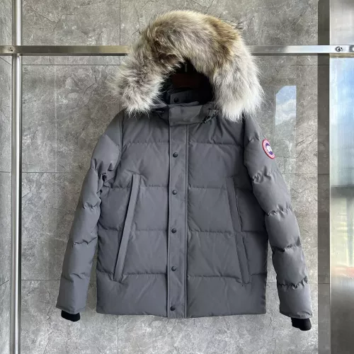 Canada Goose Down Feather Coat Long Sleeved For Men #1366610 $160.00 USD, Wholesale Replica Canada Goose Down Feather Coat