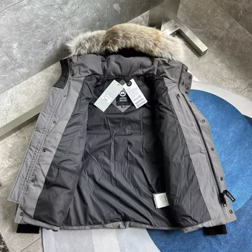Replica Canada Goose Down Feather Coat Long Sleeved For Men #1366610 $160.00 USD for Wholesale