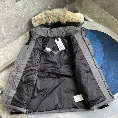 Replica Canada Goose Down Feather Coat Long Sleeved For Men #1366611 $160.00 USD for Wholesale