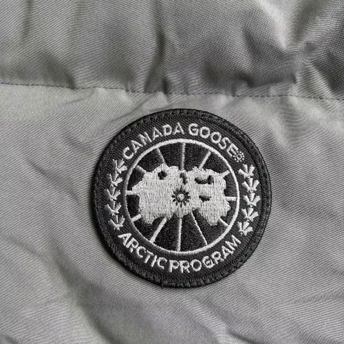Replica Canada Goose Down Feather Coat Long Sleeved For Men #1366611 $160.00 USD for Wholesale