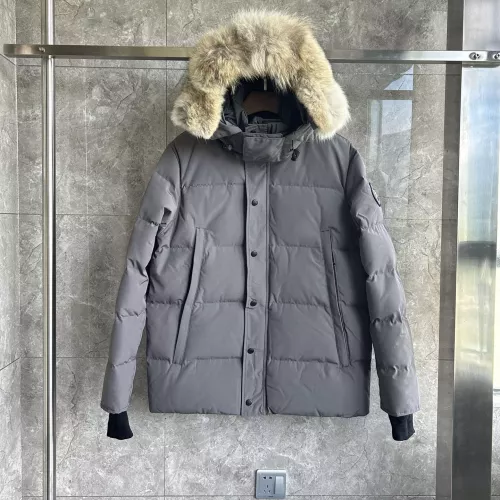 Replica Canada Goose Down Feather Coat Long Sleeved For Men #1366611 $160.00 USD for Wholesale