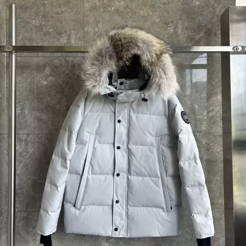 Replica Canada Goose Down Feather Coat Long Sleeved For Men #1366612 $160.00 USD for Wholesale
