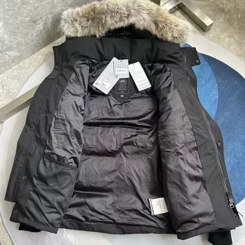 Replica Canada Goose Down Feather Coat Long Sleeved For Men #1366613 $160.00 USD for Wholesale