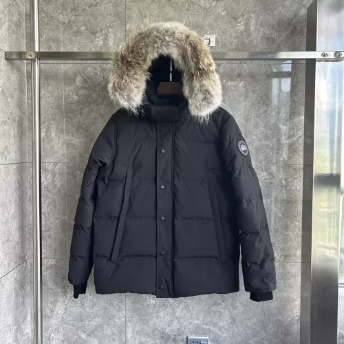 Replica Canada Goose Down Feather Coat Long Sleeved For Men #1366613 $160.00 USD for Wholesale