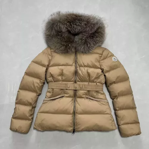 Moncler Down Feather Coat Long Sleeved For Women #1366760 $192.00 USD, Wholesale Replica Moncler Down Feather Coat