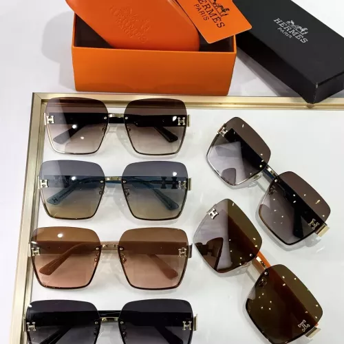Replica Hermes AAA Quality Sunglasses #1366847 $64.00 USD for Wholesale