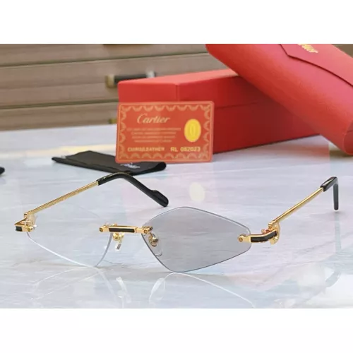 Cartier AAA Quality Sunglassess #1366908 $80.00 USD, Wholesale Replica Cartier AAA Quality Sunglassess