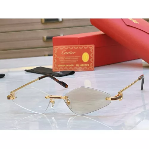 Cartier AAA Quality Sunglassess #1366909 $80.00 USD, Wholesale Replica Cartier AAA Quality Sunglassess