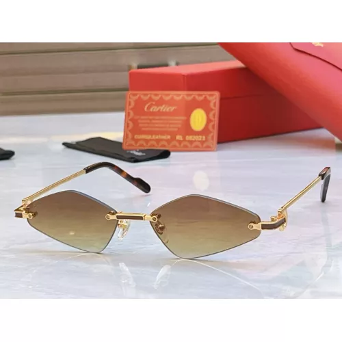 Cartier AAA Quality Sunglassess #1366911 $68.00 USD, Wholesale Replica Cartier AAA Quality Sunglassess