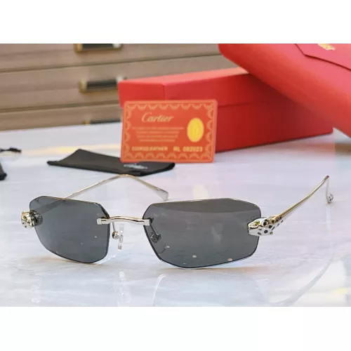Cartier AAA Quality Sunglassess #1366967 $64.00 USD, Wholesale Replica Cartier AAA Quality Sunglassess