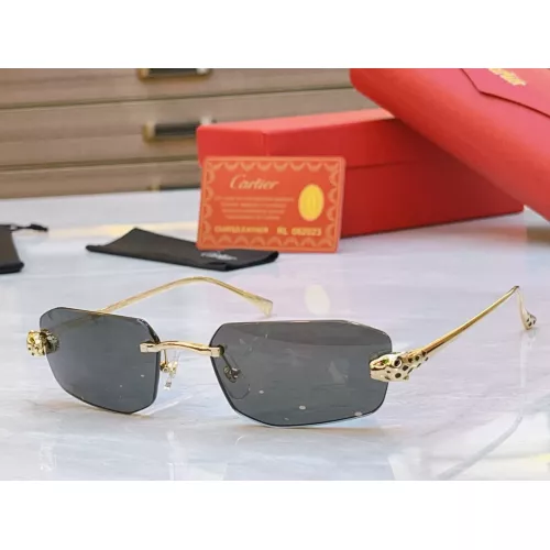 Cartier AAA Quality Sunglassess #1366968 $64.00 USD, Wholesale Replica Cartier AAA Quality Sunglassess