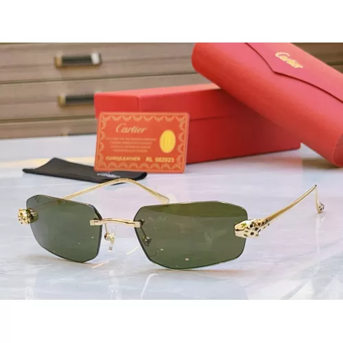 Cartier AAA Quality Sunglassess #1366970 $64.00 USD, Wholesale Replica Cartier AAA Quality Sunglassess