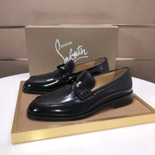 Christian Louboutin Leather Shoes For Men #1367036 $112.00 USD, Wholesale Replica Christian Louboutin Leather Shoes